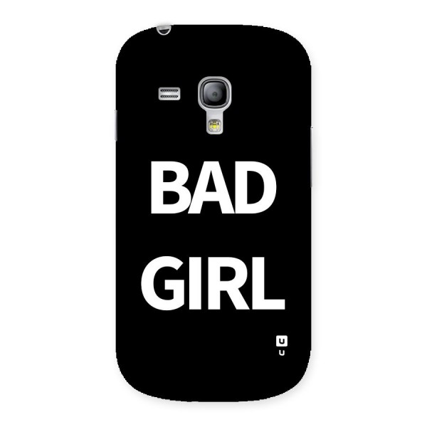 Bad Girl Attitude Back Case for Galaxy S3 Mini