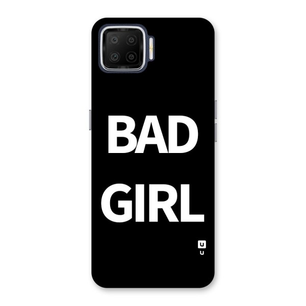 Bad Girl Attitude Back Case for Oppo F17