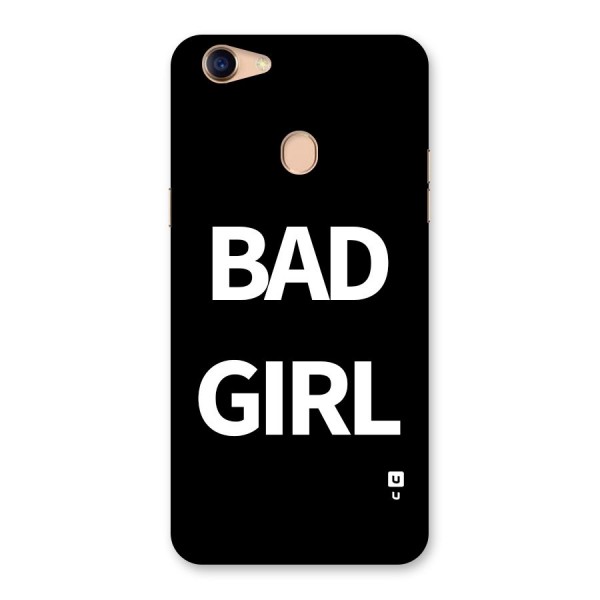 Bad Girl Attitude Back Case for Oppo F5