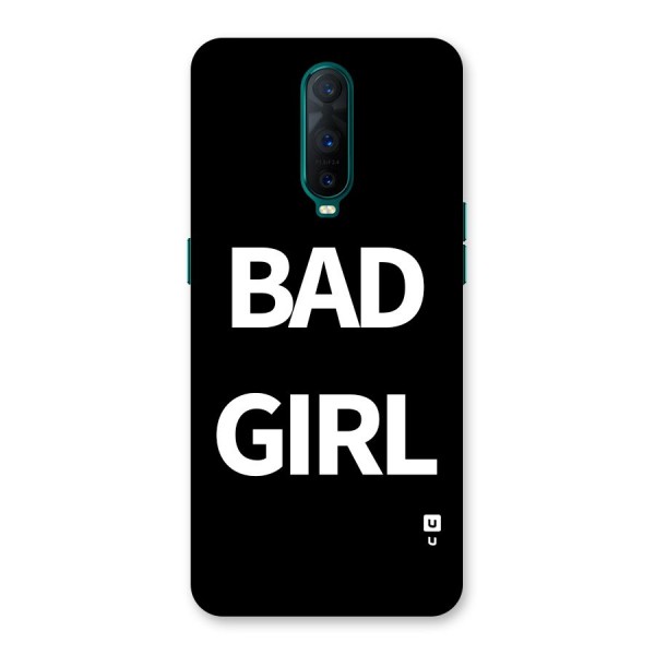 Bad Girl Attitude Back Case for Oppo R17 Pro