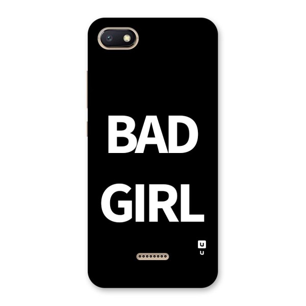 Bad Girl Attitude Back Case for Redmi 6A