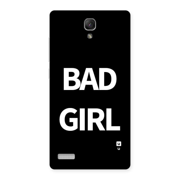 Bad Girl Attitude Back Case for Redmi Note