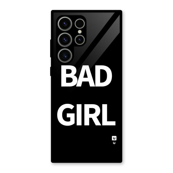 Bad Girl Attitude Glass Back Case for Galaxy S23 Ultra