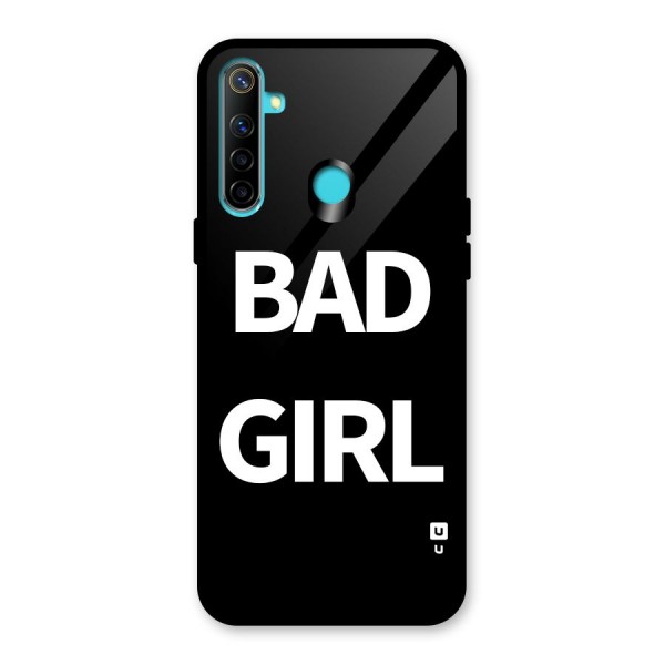 Bad Girl Attitude Glass Back Case for Realme 5