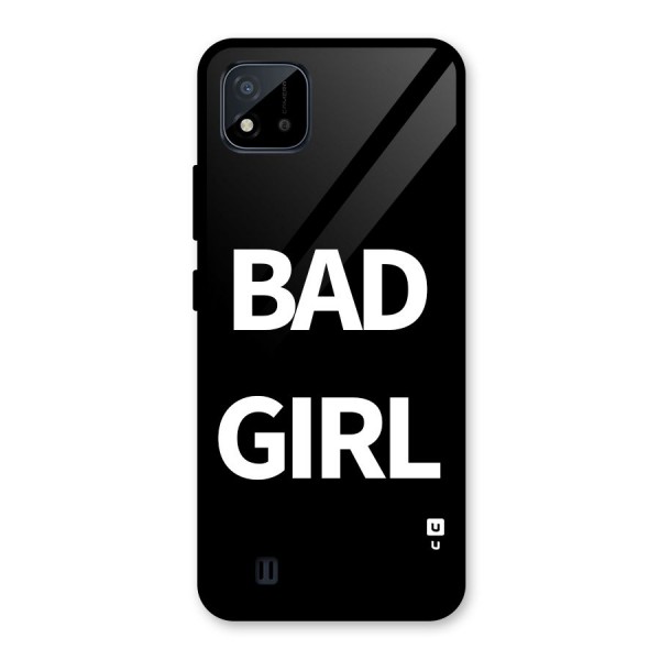 Bad Girl Attitude Glass Back Case for Realme C11 2021