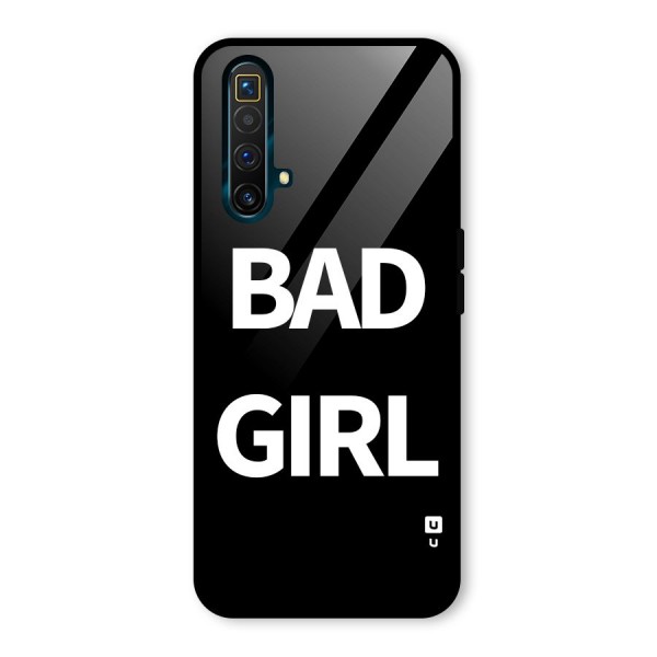 Bad Girl Attitude Glass Back Case for Realme X3 SuperZoom