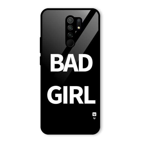 Bad Girl Attitude Glass Back Case for Redmi 9 Prime