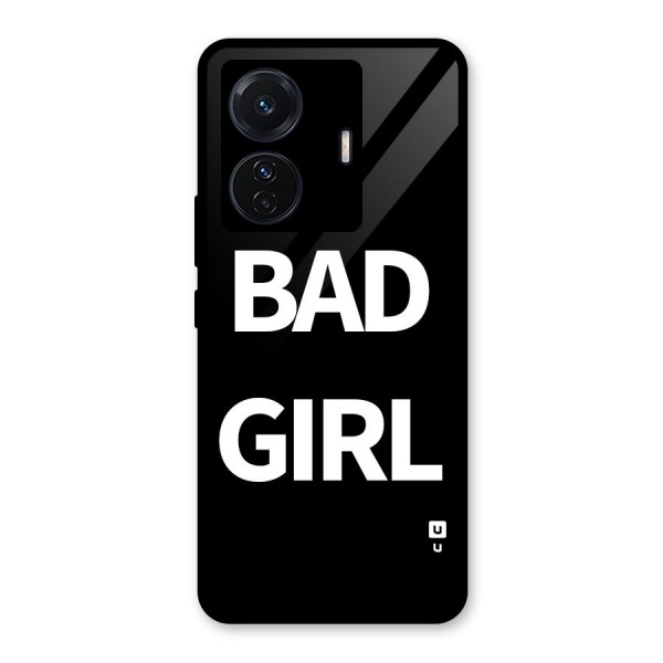 Bad Girl Attitude Glass Back Case for Vivo T1 Pro