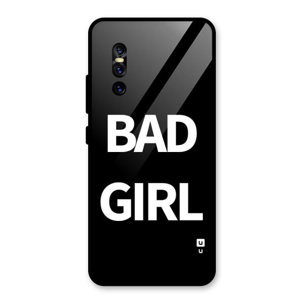 Bad Girl Attitude Glass Back Case for Vivo V15 Pro