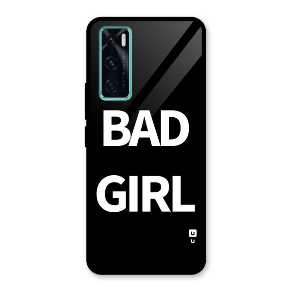 Bad Girl Attitude Glass Back Case for Vivo V20 SE