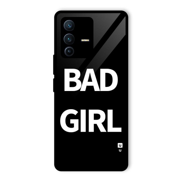 Bad Girl Attitude Glass Back Case for Vivo V23 Pro