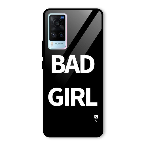 Bad Girl Attitude Glass Back Case for Vivo X60