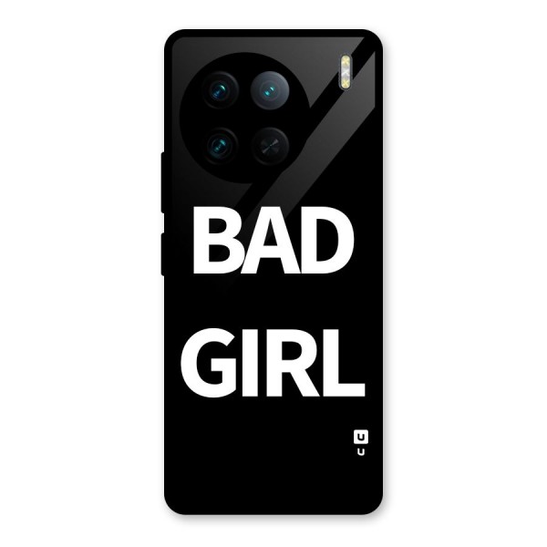 Bad Girl Attitude Glass Back Case for Vivo X90 Pro