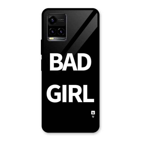 Bad Girl Attitude Glass Back Case for Vivo Y21G