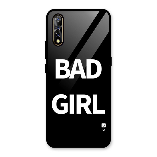 Bad Girl Attitude Glass Back Case for Vivo Z1x