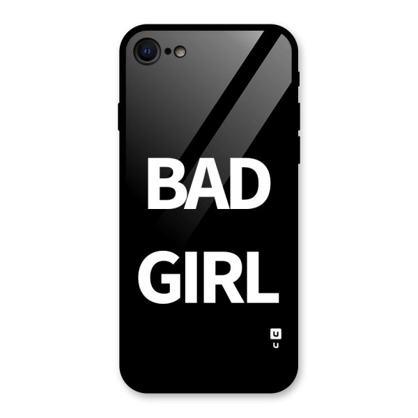 Bad Girl Attitude Glass Back Case for iPhone 8