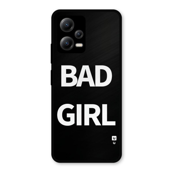 Bad Girl Attitude Metal Back Case for Poco X5