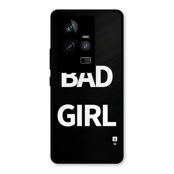 Bad Girl Attitude Metal Back Case for iQOO 11 5G