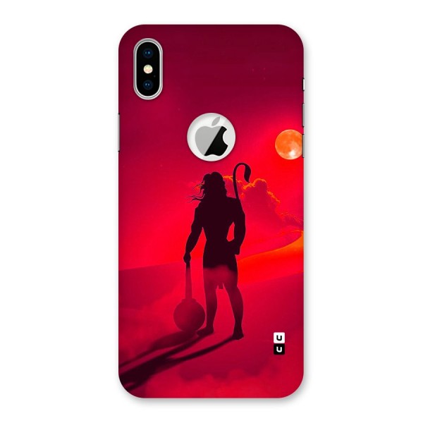 Bajrang Bali Back Case for iPhone X Logo Cut