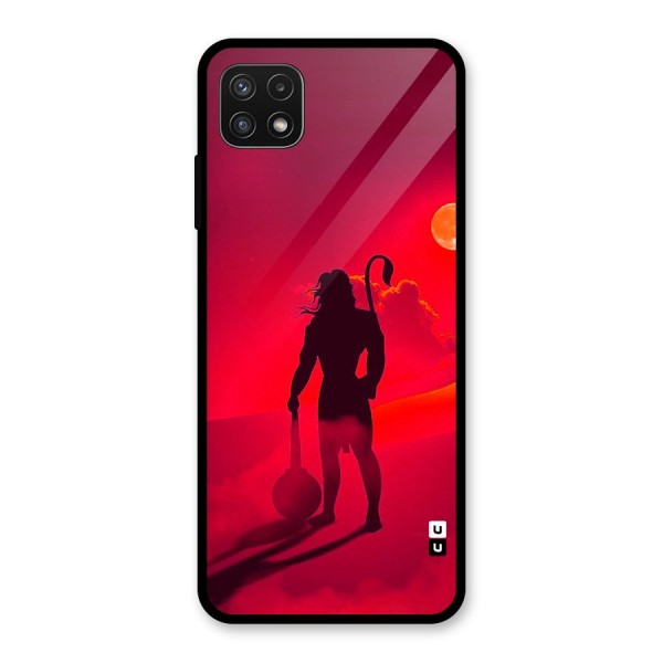 Bajrang Bali Glass Back Case for Galaxy A22 5G