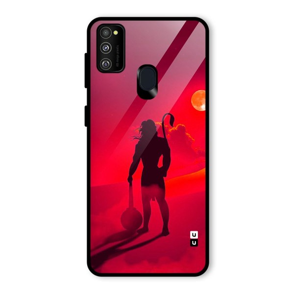 Bajrang Bali Glass Back Case for Galaxy M21