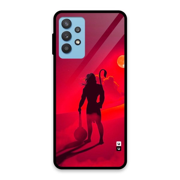 Bajrang Bali Glass Back Case for Galaxy M32 5G