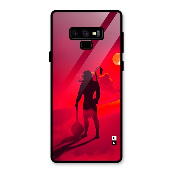 Bajrang Bali Glass Back Case for Galaxy Note 9