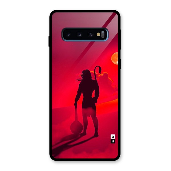 Bajrang Bali Glass Back Case for Galaxy S10