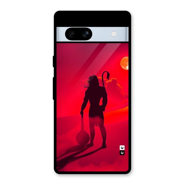 Bajrang Bali Glass Back Case for Google Pixel 7a