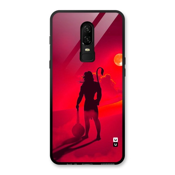 Bajrang Bali Glass Back Case for OnePlus 6