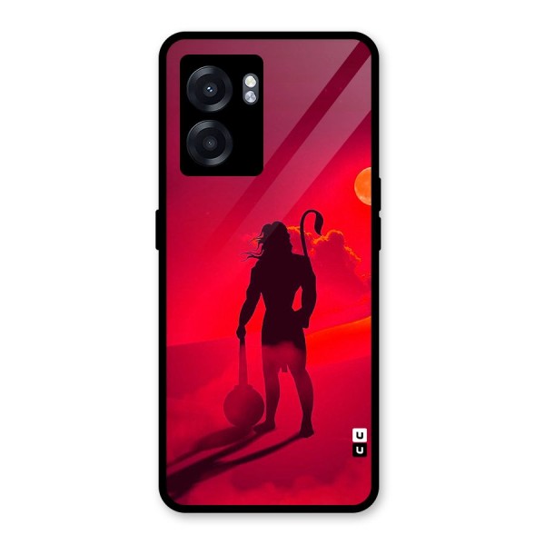 Bajrang Bali Glass Back Case for Oppo K10 (5G)