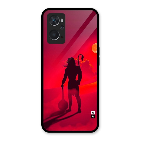 Bajrang Bali Glass Back Case for Oppo K10 4G