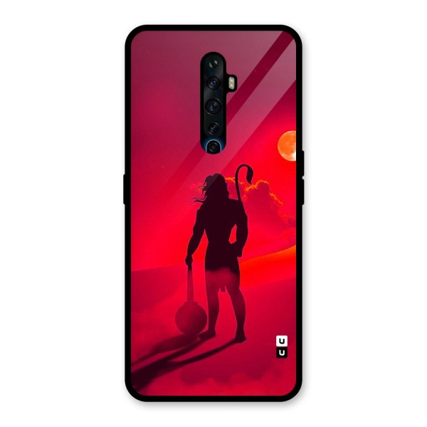 Bajrang Bali Glass Back Case for Oppo Reno2 Z