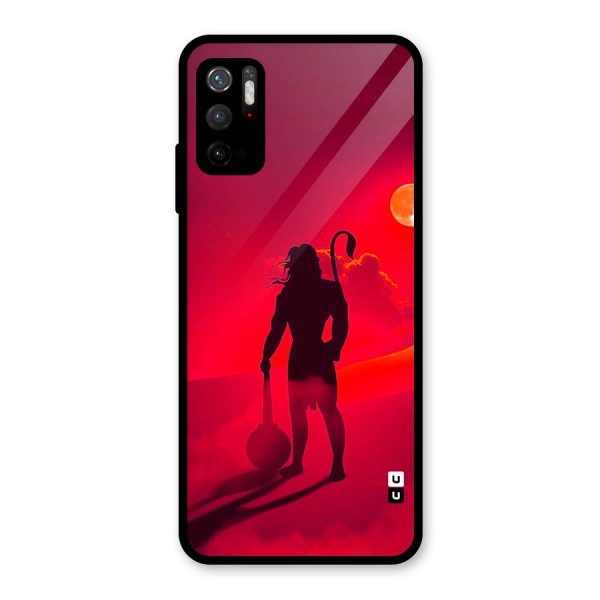 Bajrang Bali Glass Back Case for Poco M3 Pro 5G