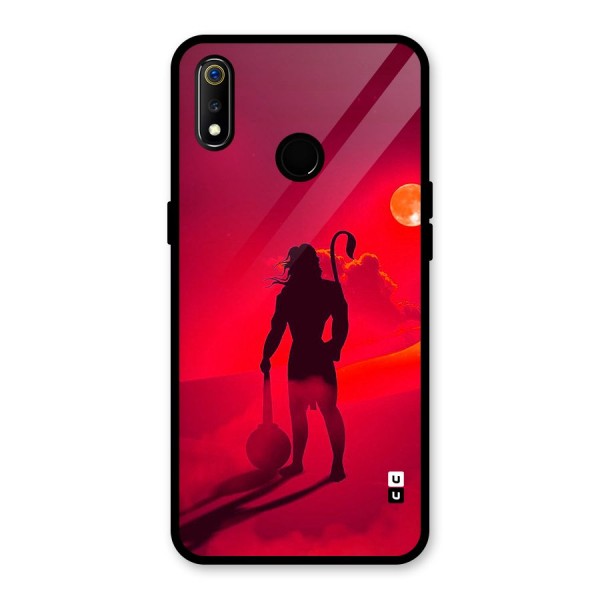 Bajrang Bali Glass Back Case for Realme 3