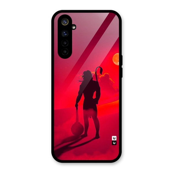 Bajrang Bali Glass Back Case for Realme 6