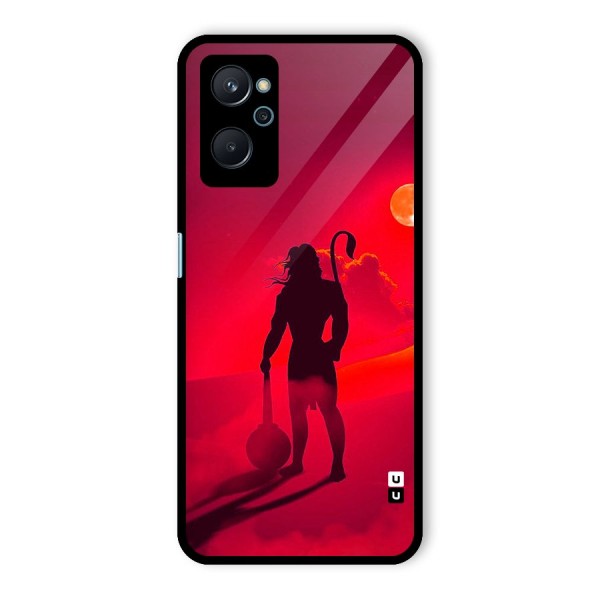 Bajrang Bali Glass Back Case for Realme 9i