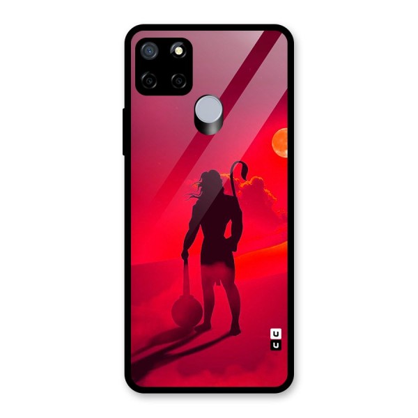 Bajrang Bali Glass Back Case for Realme C12