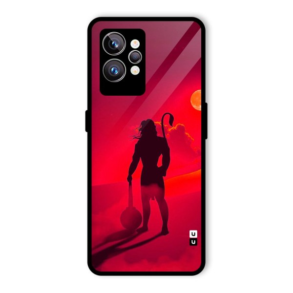 Bajrang Bali Glass Back Case for Realme GT2 Pro