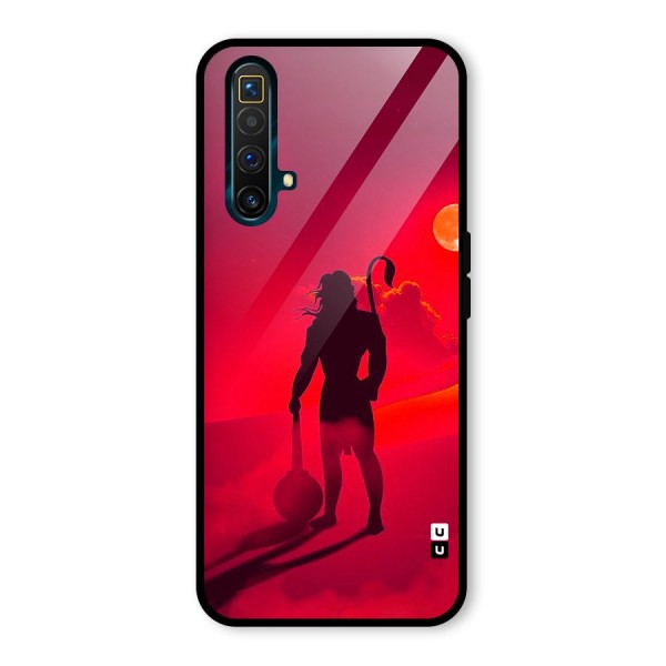 Bajrang Bali Glass Back Case for Realme X3 SuperZoom