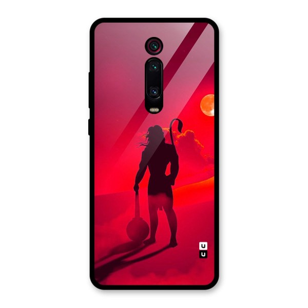 Bajrang Bali Glass Back Case for Redmi K20 Pro