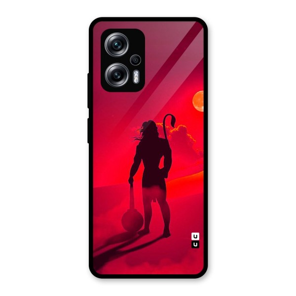 Bajrang Bali Glass Back Case for Redmi K50i