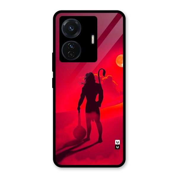 Bajrang Bali Glass Back Case for Vivo T1 Pro