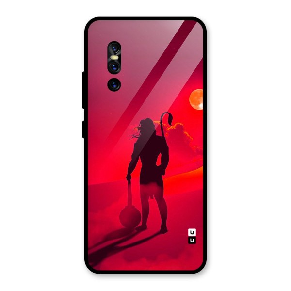 Bajrang Bali Glass Back Case for Vivo V15 Pro