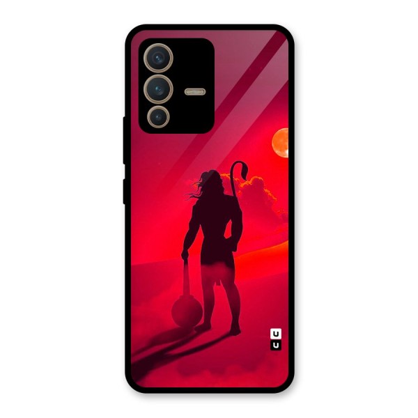 Bajrang Bali Glass Back Case for Vivo V23 5G