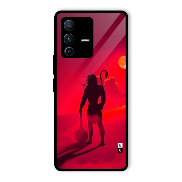 Bajrang Bali Glass Back Case for Vivo V23 Pro