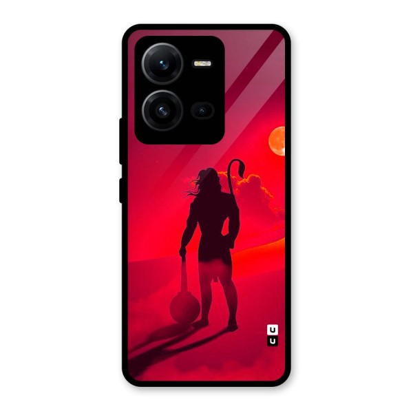 Bajrang Bali Glass Back Case for Vivo V25