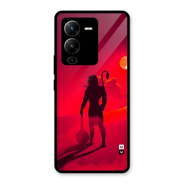 Bajrang Bali Glass Back Case for Vivo V25 Pro