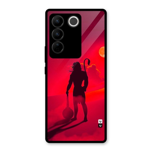 Bajrang Bali Glass Back Case for Vivo V27