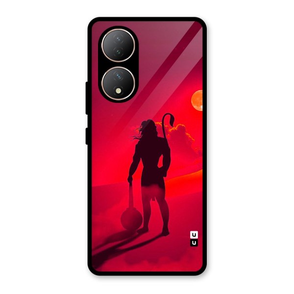 Bajrang Bali Glass Back Case for Vivo Y100A